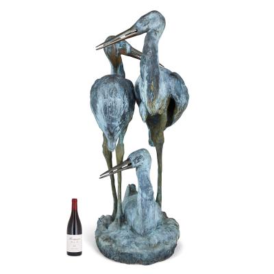  T Canpiola Large bronze figurative sculptural fountain by Canpiola