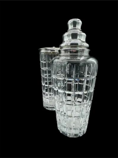  T G Hawkes Co Hawkes Cut Glass Cocktail Shaker Pitcher