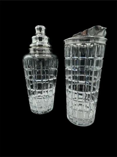  T G Hawkes Co Hawkes Cut Glass Cocktail Shaker Pitcher
