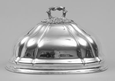  T J Creswick Sheffield Plate Meat Platter Cover Circa 1811