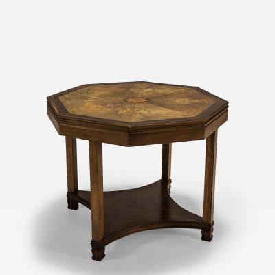  T Woonhuys t Woonhuys Sidetable in Walnut and Ebony The Netherlands 1930s