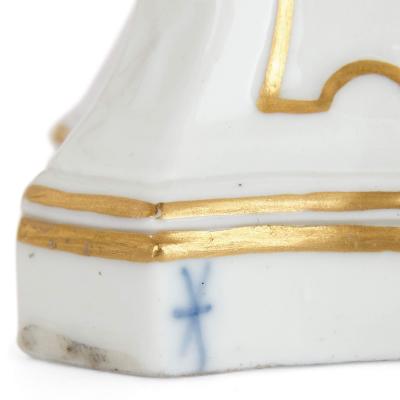  T tard Fr res French porcelain and silver centrepiece suite by T tard and Samson