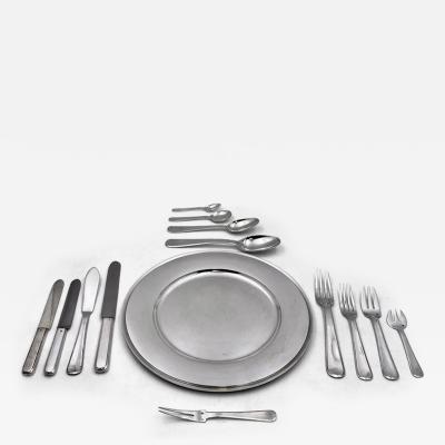  T tard Fr res Tetard Freres Sterling Silver 160 Piece French Flatware Set in Valios Pattern