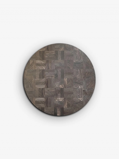  THE WOODEN PALATE 16 ROUND CHOP BLOCK