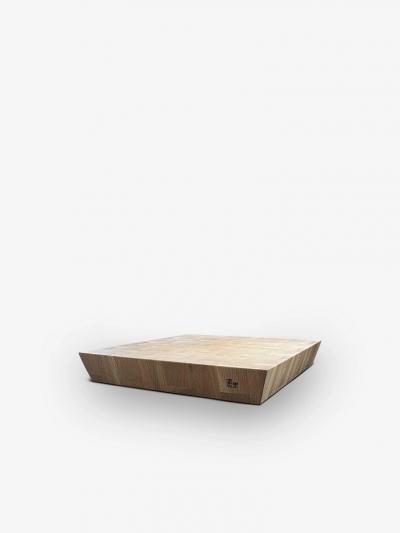  THE WOODEN PALATE 16 SQUARE CHOP BLOCK