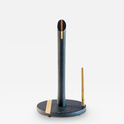  THE WOODEN PALATE EBONIZED PAPER TOWEL HOLDER