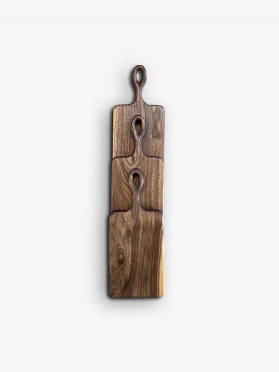  THE WOODEN PALATE HANDLE SET OF THREE