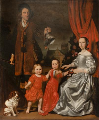  THOMAS DE KEYSER 17TH CENTURY DUTCH FAMILY PORTRAIT IN THE MANNER OF THOMAS DE KEYSER