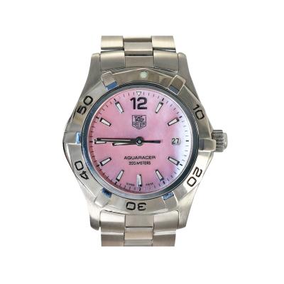  Tag Heuer Ladies Steel Tag Heuer Aqua Racer Pink Mother of Pearl Dial No Box