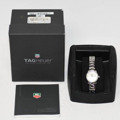  Tag Heuer Tag Heuer Link Stainless Steel Wristwatch Diamond Bezel Dial w Box