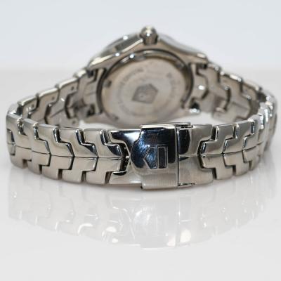  Tag Heuer Tag Heuer Link Stainless Steel Wristwatch Diamond Bezel Dial w Box