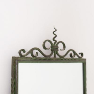  Taidetakomo Hakkarainen Set of Wrought Iron Wall Mirror Lamps Attr Taidetakomo Hakkarainen 1930s