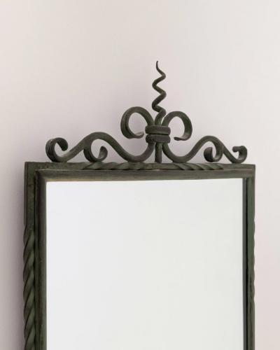  Taidetakomo Hakkarainen Set of Wrought Iron Wall Mirror Lamps Attr Taidetakomo Hakkarainen 1930s