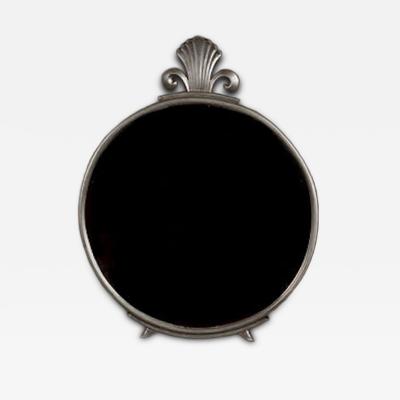  Taidetakomo Hakkarainen Taidetakomo Hakkarainen 1930s Pewter Wall Mirror