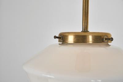  Taito Oy Paavo Tynell Model 553 Glass Pendant Ceiling Lamp for Taito Finland 1940s