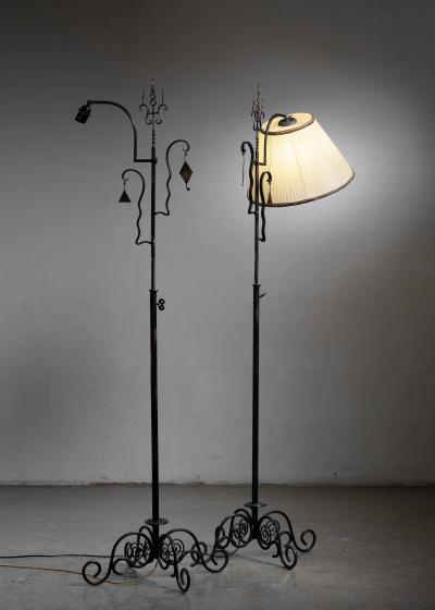  Taito Oy Pair of Paavo Tynell floor lamps for Taito
