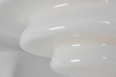  Taito Oy Stepped Opal Glass Flush Mount by Taito Finland Mid 20th Century