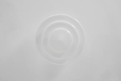  Taito Oy Stepped Opal Glass Flush Mount by Taito Finland Mid 20th Century