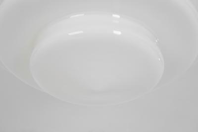  Taito Oy Stepped Opal Glass Flush Mount by Taito Finland Mid 20th Century