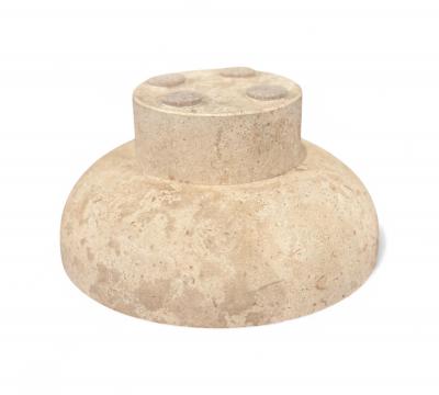  Taller Maya Hand Sculpted Vase Mayan Travertine Taller Maya 2024 Lot 771