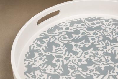  Taller Maya Large Ocelote Tray Wood Ensamble Artesano 2024