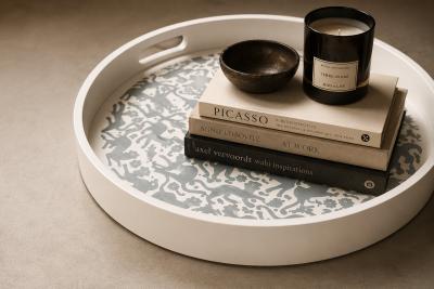  Taller Maya Large Ocelote Tray Wood Ensamble Artesano 2024