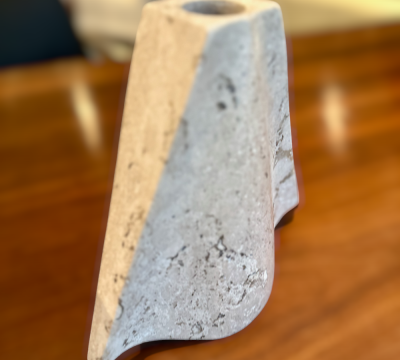  Taller Maya Sant sima Flower Vase Candle Holder in Marble by Ensamble Artesano 2024