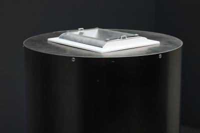  Targetti Sankey Monumental Stainless Steel Uplighters by Targetti Italy 1970s