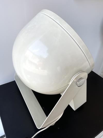  Targetti Sankey White Metal Lacquered Spot Lamp by Targetti Sankey Italy 1970s