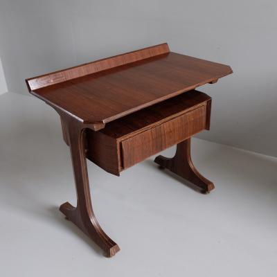  Tecno Tecno Milano Pair 1970s Tecno Rosewood Veneered Bedside Tables Italy