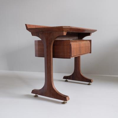  Tecno Tecno Milano Pair 1970s Tecno Rosewood Veneered Bedside Tables Italy