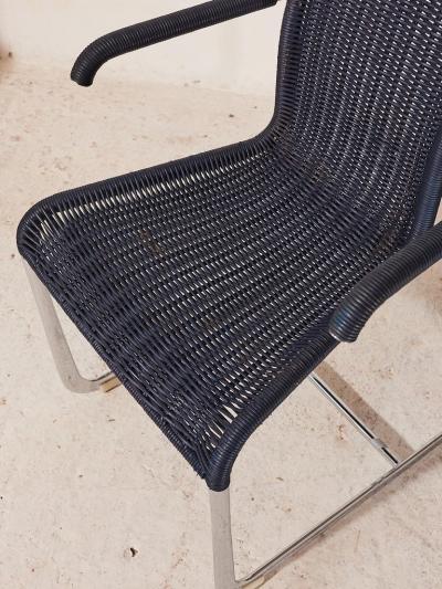  Tecta Tecta D25 High Back Cantilever Chair Bauhaus Lineage Germany 1980s 1990s