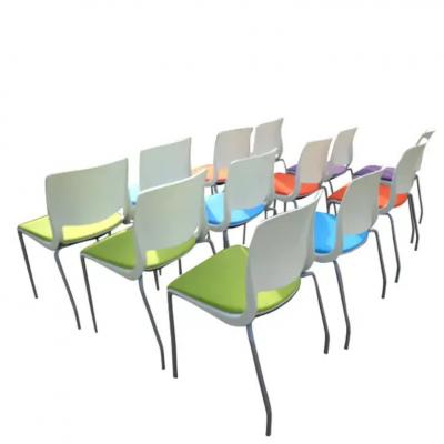  Teknion 1 Teknion Variable Stacking Chair by by Alessandro Piretti