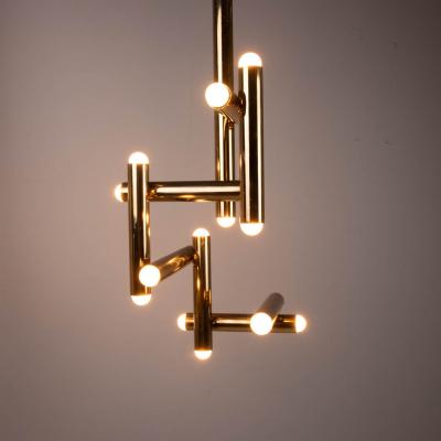  Temde Leuchten Brass hanging light possibly by Temde 1960s
