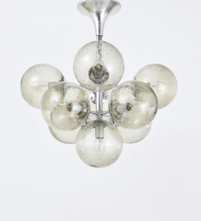  Temde Leuchten E R Nele Temde Atomic Sputnik Chandelier Chromed Space Age Tulip Pendant Lamp