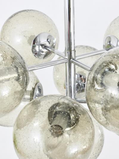  Temde Leuchten E R Nele Temde Atomic Sputnik Chandelier Chromed Space Age Tulip Pendant Lamp