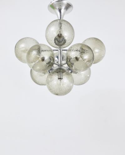  Temde Leuchten E R Nele Temde Atomic Sputnik Chandelier Chromed Space Age Tulip Pendant Lamp