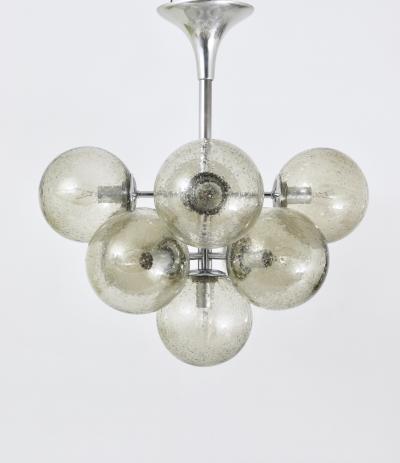  Temde Leuchten E R Nele Temde Atomic Sputnik Chandelier Chromed Space Age Tulip Pendant Lamp
