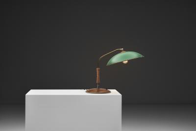  Temde Leuchten Lamp with Acrylic Shade by Temde Leuchten Switzerland 1st Half of the 20th C