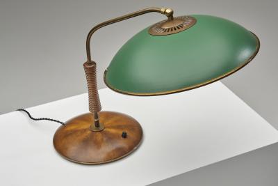  Temde Leuchten Lamp with Acrylic Shade by Temde Leuchten Switzerland 1st Half of the 20th C