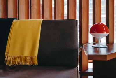 Temde Leuchten Pair of 1960s Max Bill Red White Table Lamps for Temde Leuchten Switzerland