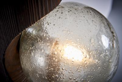  Temde Leuchten Pair of Temde Wall Lamps in Wood Switzerland 1960s