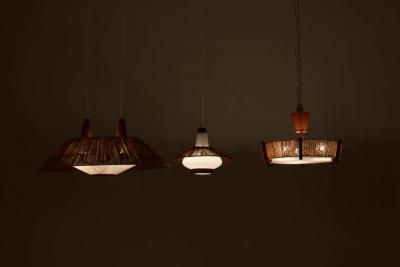  Temde Leuchten Pendant Lamp by Temde Leuchten Germany 1960s