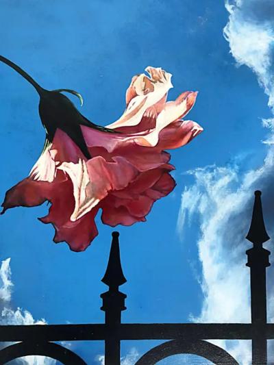  Teresa Frazee Large Hyperrealist Flower Painting Teresa Frazee The Secret Of Devotion 