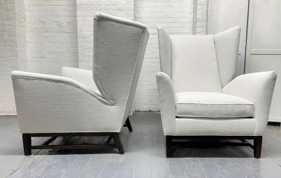  Thayer Coggin 1960s Thayer Coggin Wingback Chairs