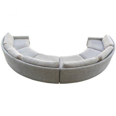  Thayer Coggin 1970s Milo Baughman for Thayer Coggin Circular Sofa