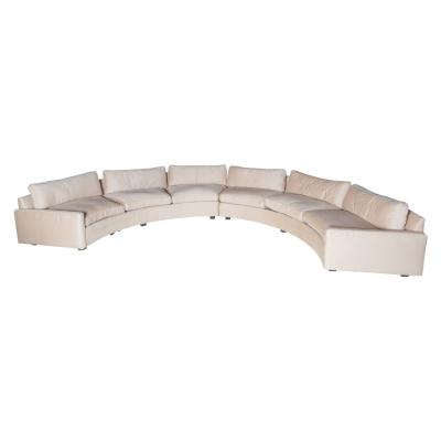  Thayer Coggin 1970s Milo Baughman for Thayer Coggin Circular Sofa