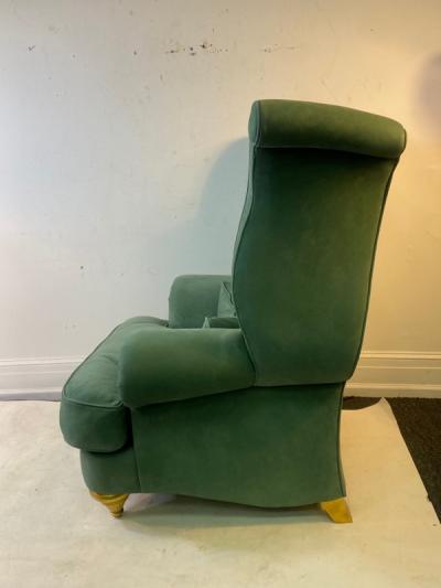  Thayer Coggin MONUMENTAL ADVANT GARDE WING CHAIRS IN THE MANNER OF SALVADOR DALI
