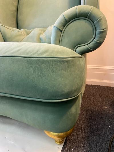  Thayer Coggin MONUMENTAL ADVANT GARDE WING CHAIRS IN THE MANNER OF SALVADOR DALI