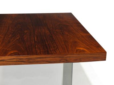  Thayer Coggin Milo Baughman Brazilian Rosewood and Lucite Coffee Table